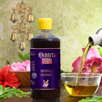 Rabbit Herbal Hair Oil - 100% Original & Effective!