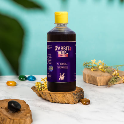 Rabbit Herbal Hair Oil - 100% Original & Effective!